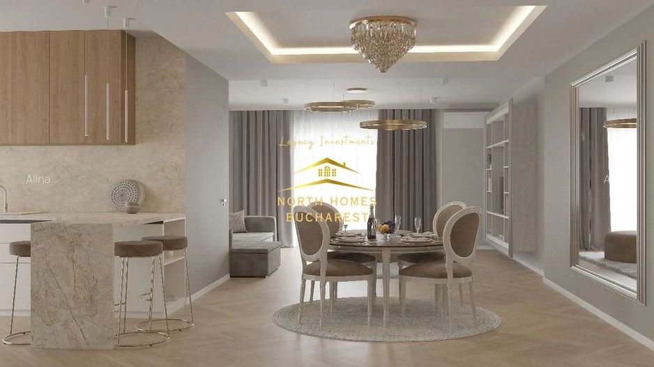 Apartament 3 camere LUX Herastrau cu parcare! - Poză 3
