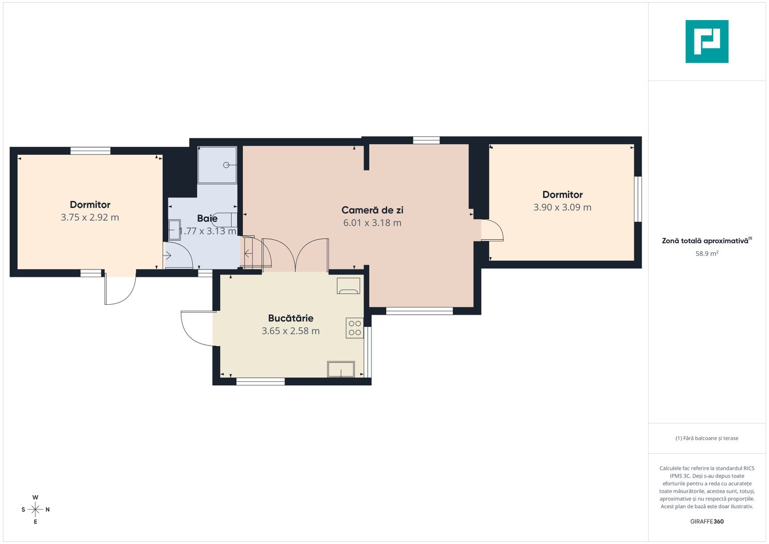 Casă cu 3 camere și teren generos în Drauț - Poză 7