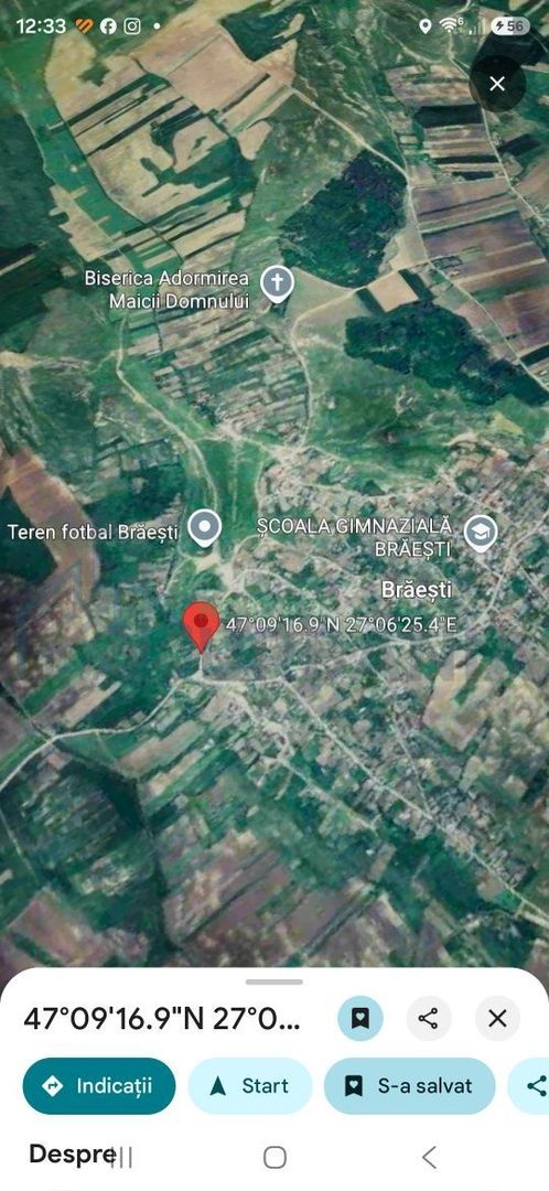 Teren intravilan de 2950 mp cu casă bătrânească în Comuna Brăești, Județul Iași - Poză 7
