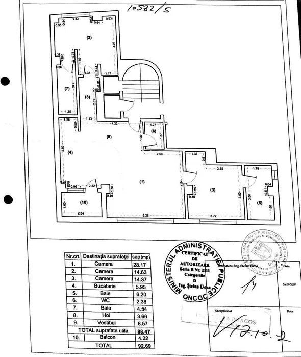 13 Septembrie-Drumul Sării | 3 camere | 93mp | et 2 | bloc 2010 | 650 euro - Poză 7