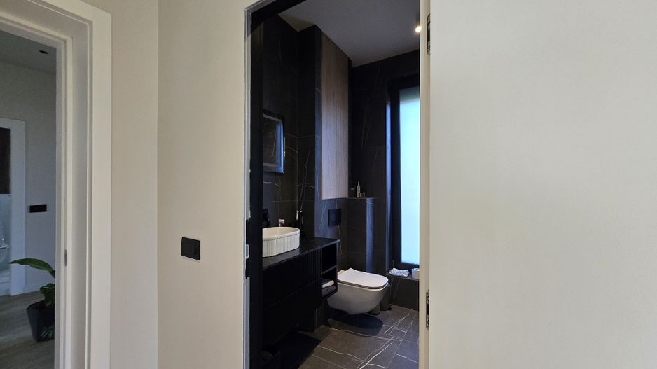 Casa noua 151mp curte 1000m Frumusani mobilata lux -langa Lac/Primarie - Poză 12