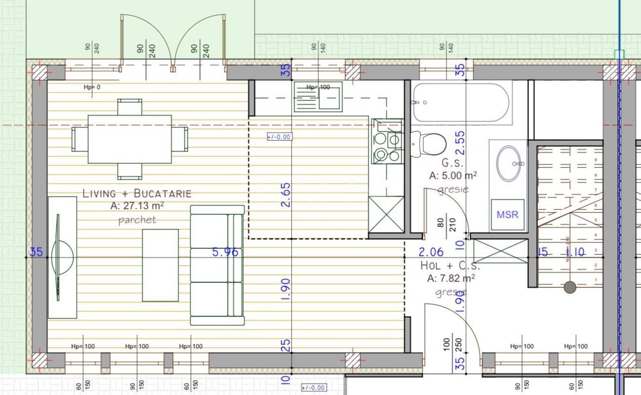 Duplex 126 mp utili, cu curte și parcare inclus, Florești, zona Terra. - Poză 1