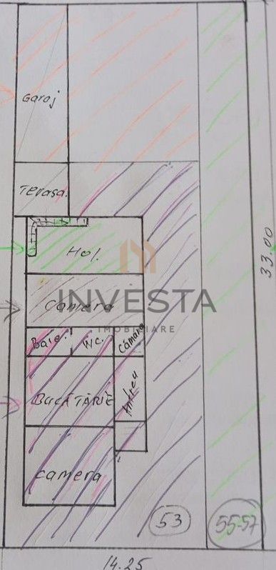 Oportunitate la 2 minute de Iulius Mall/Teren cu front la 2 strazi - Schiță 2