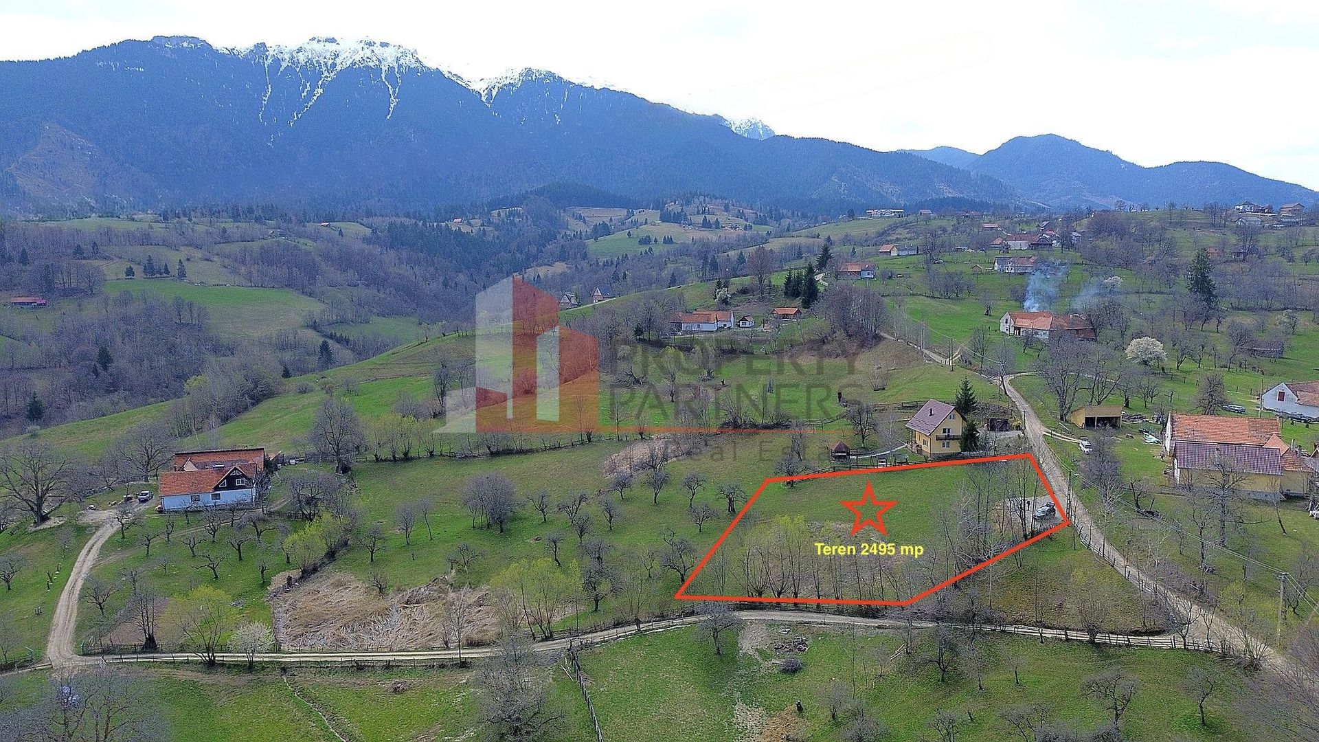 TEREN 2.495 MP | BRAN – SOHODOL | VEDERE PANORAMICĂ SPRE BUCEGI - Poză 1