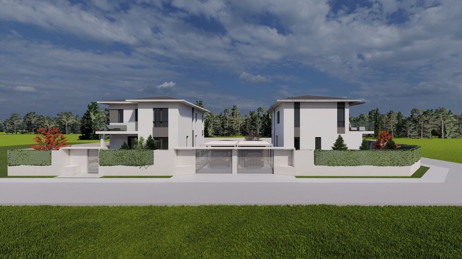 Vila proiect unic, locatie extraordinara, 4 camere, 3 terase, carport - Poză 13