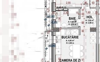 Apartament in curs de finisare/43 mp/Parcare/Terasa 90 mp! - Poză 3
