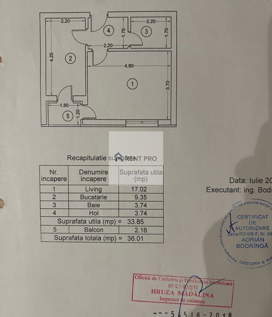 Garsoniera Exigent Plaza Residence - Poză 6