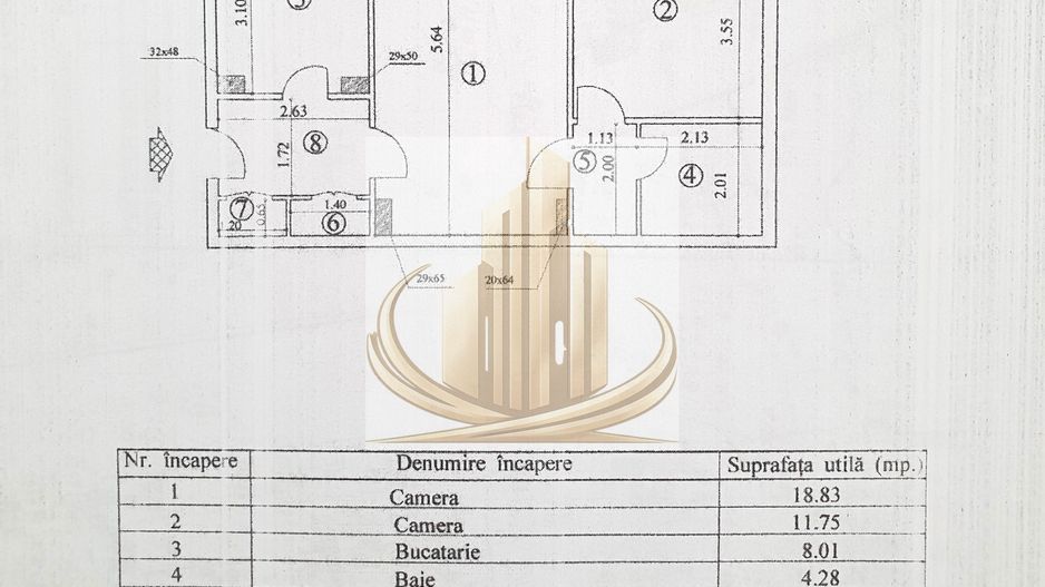 Apartament 2 camere semidecomandat cu parcare de resedinta - Poză 11