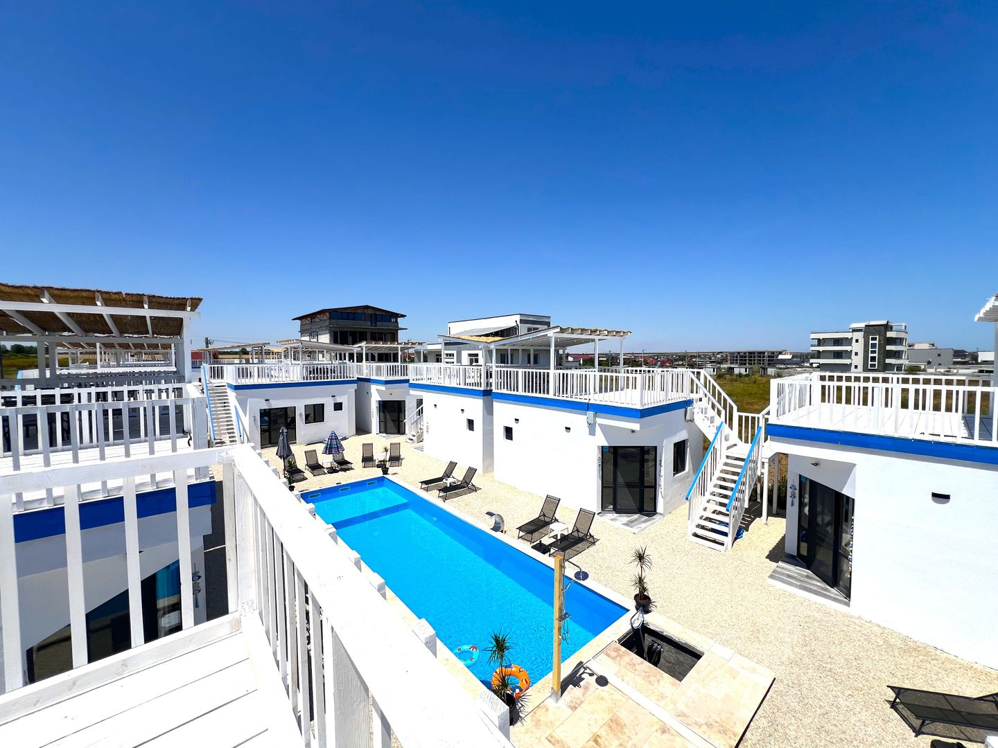 10 Casute Greek Bungalows , Piscina, la Malul Marii, Afacere la Cheie - Poză 11