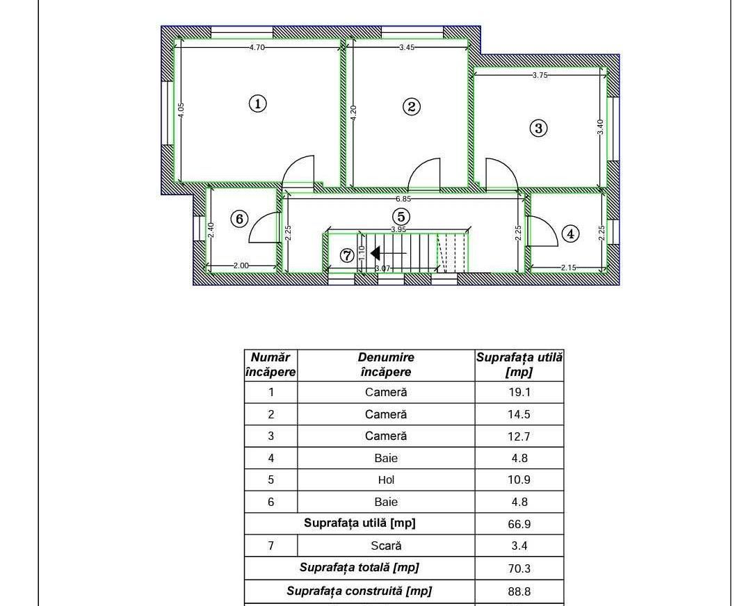 Vila individuala Tunari | Pompa de Caldura & Panouri Solare - Poză 8