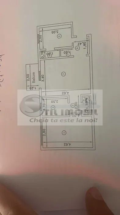 Apartament 2 camere, semidecomandat, Podul de Piatră - Poză 13