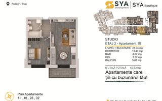 Apartament 2 camere Pallady,  51 mp, Comision 0% - Schiță 9
