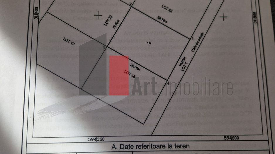 De vanzare lot constructie comuna Berceni - Poză 5