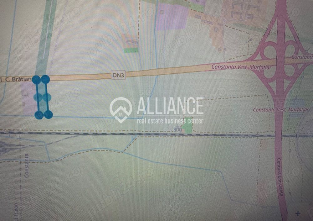 Constanta  - teren 5,000 mp deschidere 25 ml - Poză 2