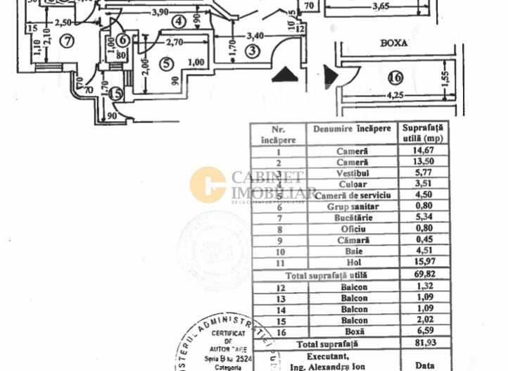 2 camere - 82 mp - decomandat I Unirii I Centrala proprie I 4 Balcoane - Poză 8