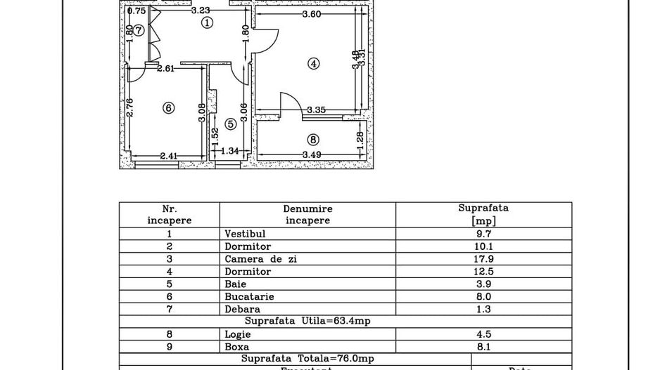 De Vanzare Apartament 3 Camere Titan-Ozana - Poză 1
