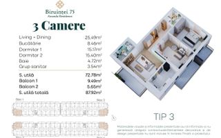 Popesti Metrou Berceni Apartament 4 Camere 113 mp - Poză 5