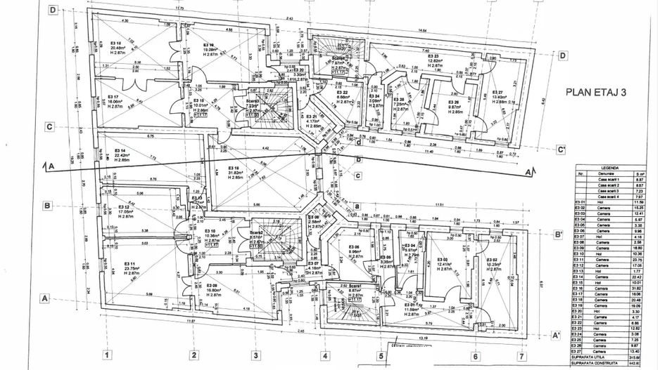 Imobil 2185 mp Centrul Istoric Piata Unirii 500 mp teren vitrina 19 m - Poză 20