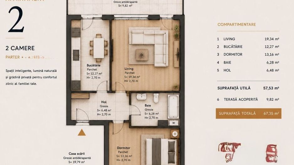 Soarelui – Braytim | Proiect Nou | Lift | Apartamente & S.A.D.-uri - Poză 20