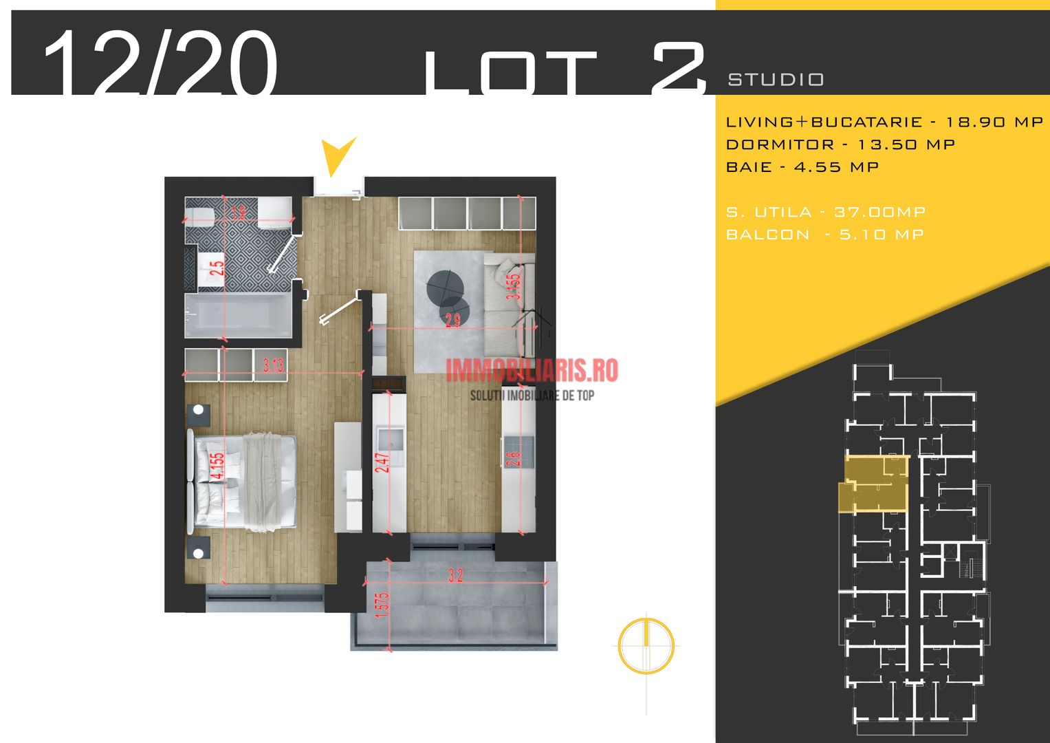 Blvd. Theodor Pallady - Centrala Proprie - Birou de Vanzari - Schiță 2