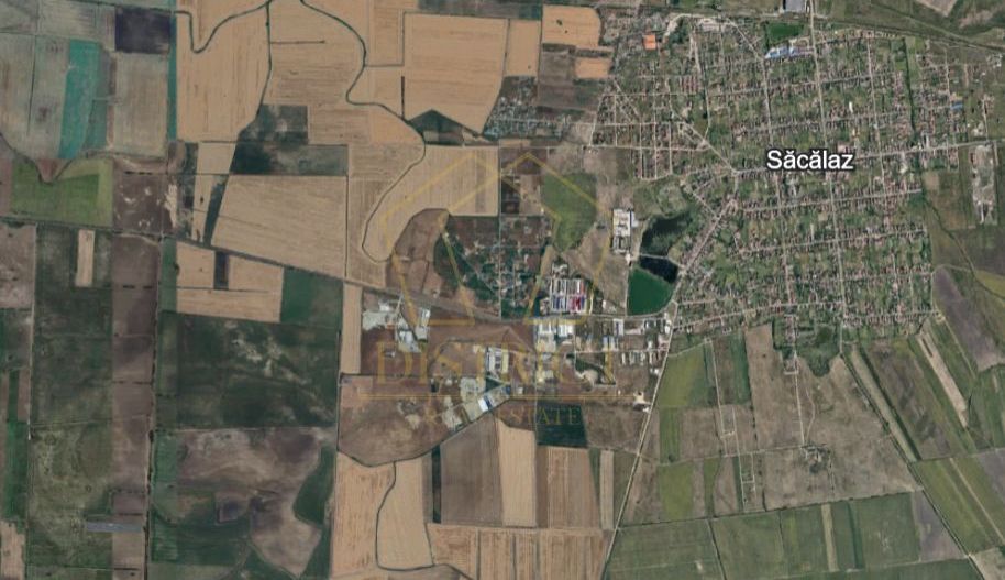 Teren extravilan la DN pentru PUZ | Sacalaz - Poză 1