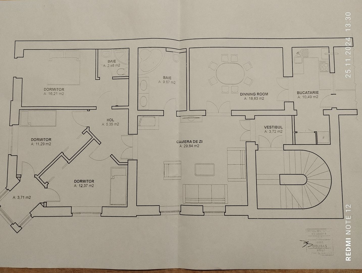 Apartament spatios -str Castelului. Comision cumparator 0 - Poză 15