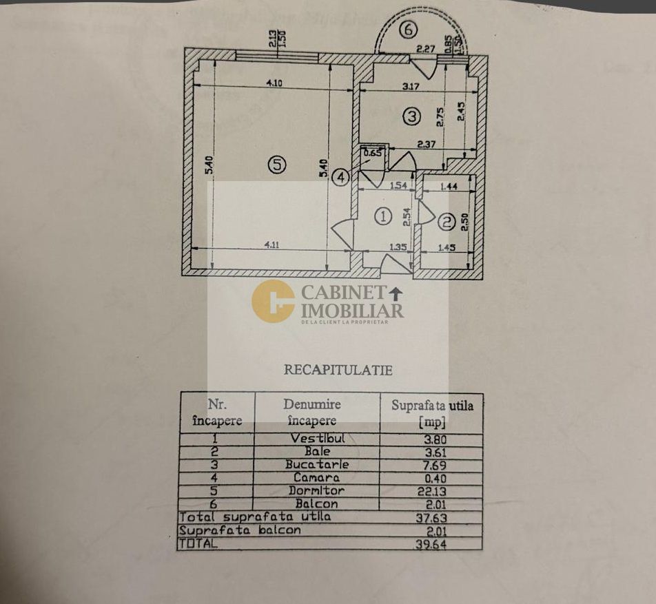 Apartament cu 1 camera I Etaj intermediar I Decebal -Muncii I 1994 - Poză 8