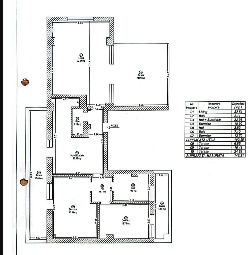 Penthouse 3 camere | 100 mp + 50 mp terase | Calea Aradului - Poză 10