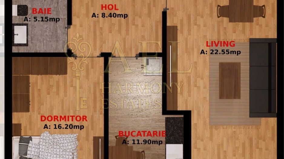 Apartament 2 camere *68,35mp* // Dobroesti - Schiță 4