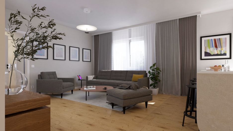 APARTAMENT 2 CAMERE | MODERN SI EFECIENT ENERGETIC | TUNARI - Poză 2