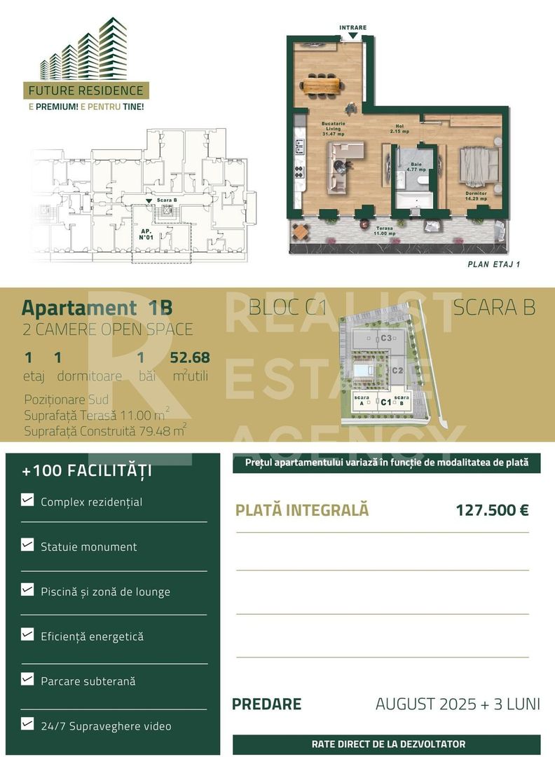 Vânzare, apartament, 2 camere, zona Torontalului, Timișoara - Poză 8