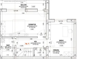 Casă modernă tip quadruplex, 83 mp utili,  curte 170 mp – Cartierul Arhitectilor - Schiță 13