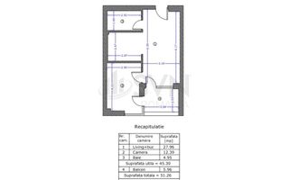 REA1028124 2 camere - Aviatiei - Vedere deschisa Est - Mutare imediata - Poză 10