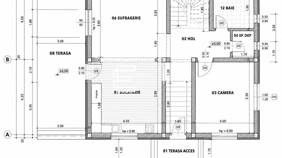 Casă 5 camere, teren 560 mp, încălzire în pardoseală | Cristian - Schiță 9