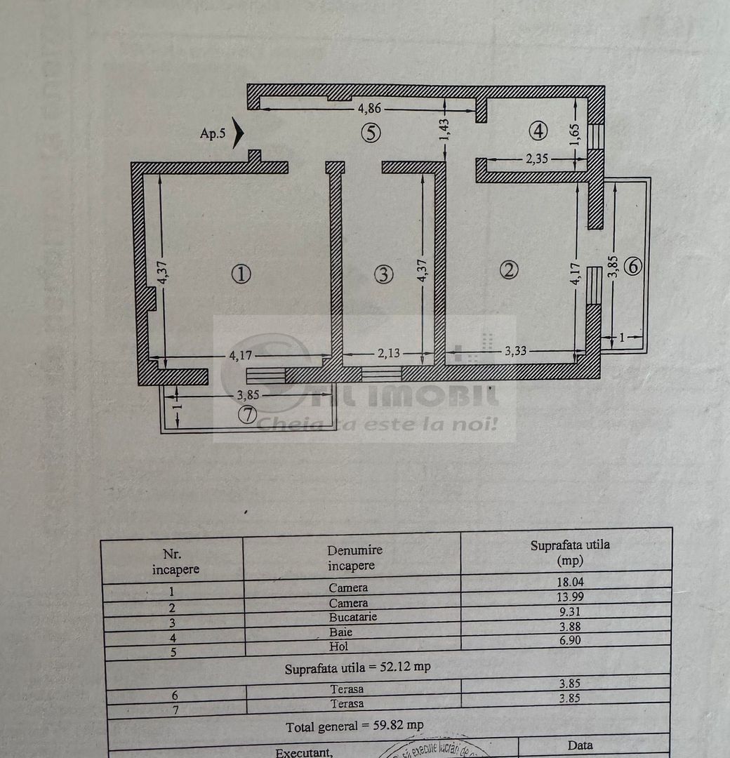 Apartament 2 camere CUG | 59,82 mp | 110.000 Euro - Poză 6