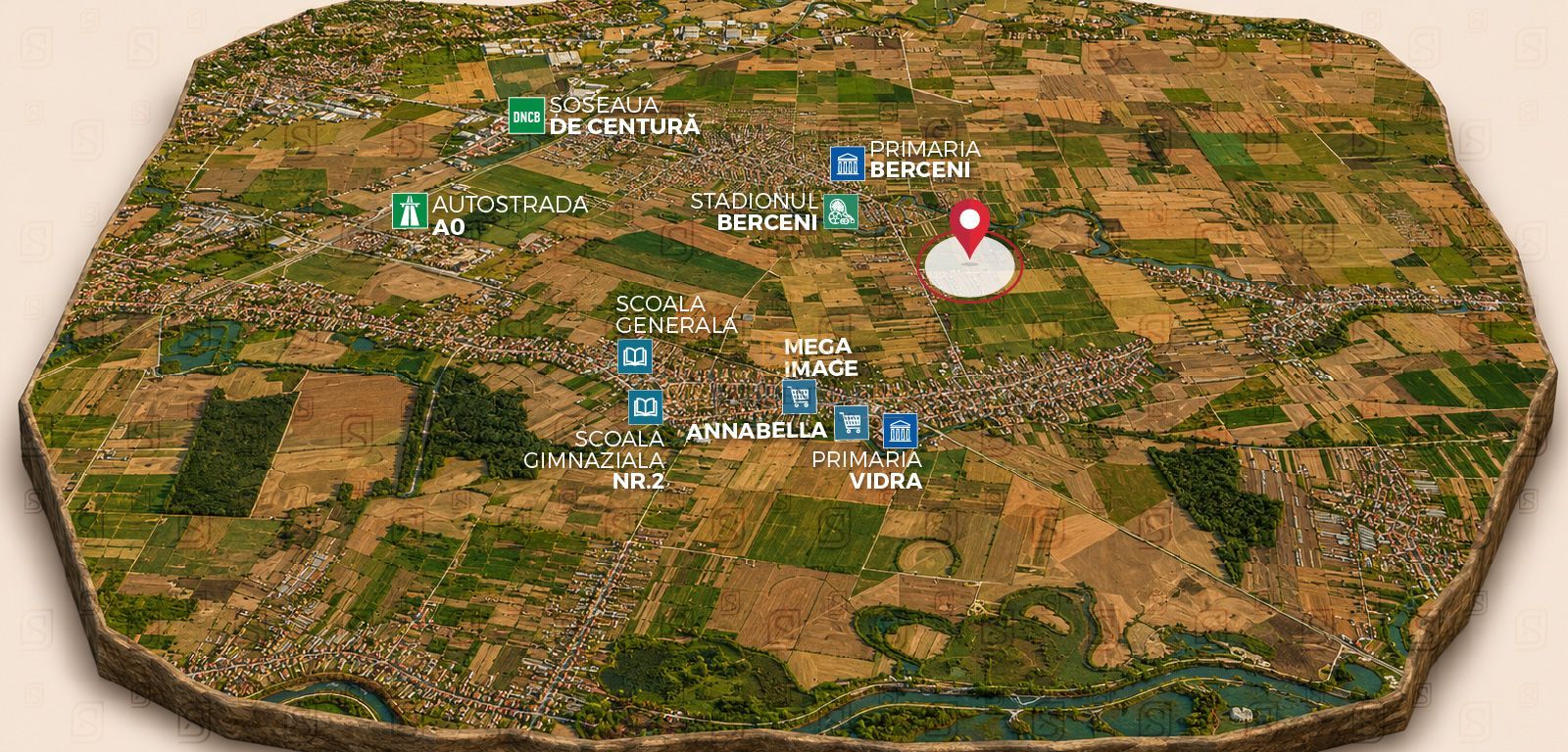 Teren vanzare, Berceni – Intrare Vidra, stradal Calea Bucuresti - Poză 3