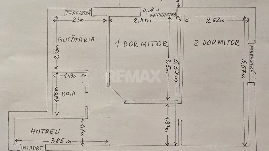 Apartament cu 2 camere în centru or. Cimișlia - Poză 6