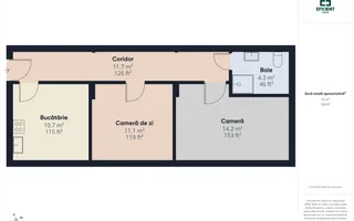 De închiriat Apartament 2 camere Mansardă - Zona Aradului - Timișoara - Poză 12