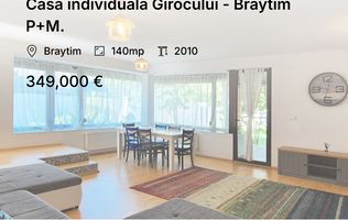 Vandut! Casa individuala Girocului - Braytim P+M.