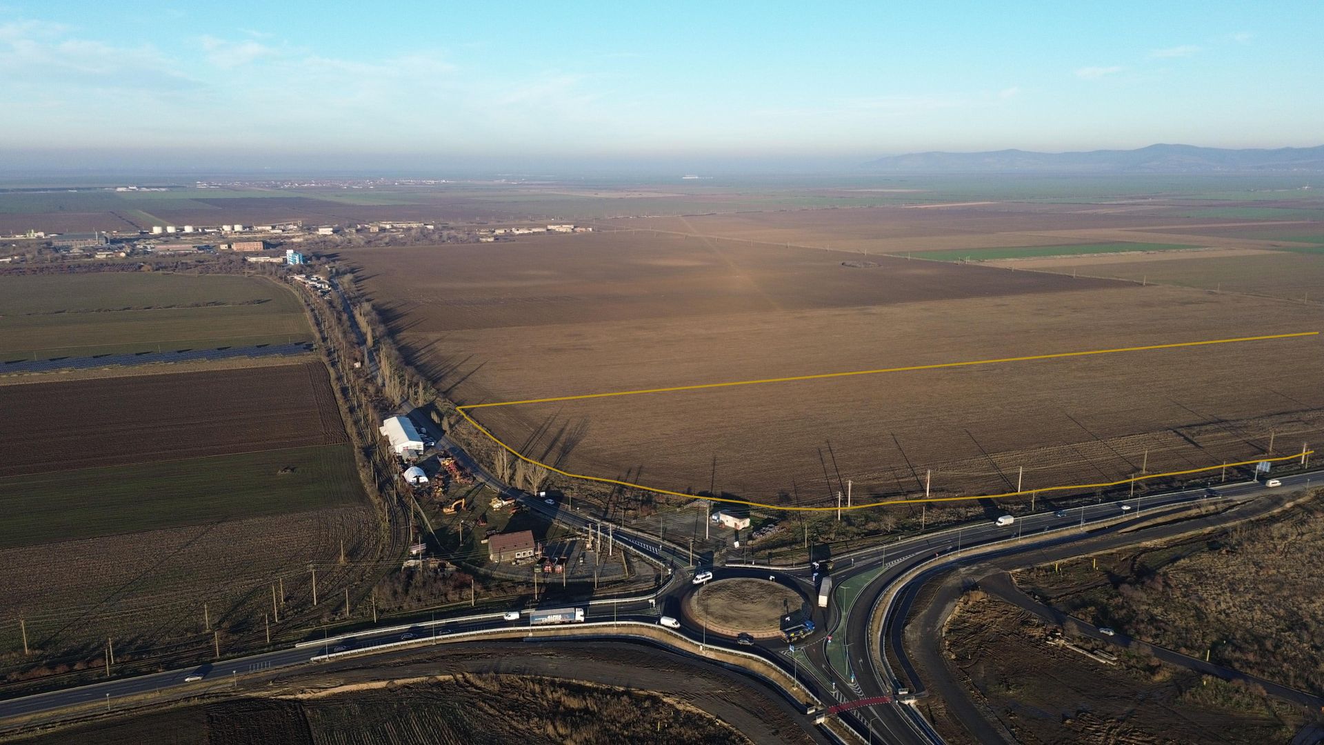 Teren de vanzare Vladimirescu Arad, la sens giratoriu DN7-Centura Est - Poză 4