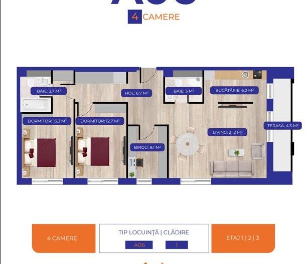 4 camere Aviatiei I bloc nou I locatie premium - Poză 5
