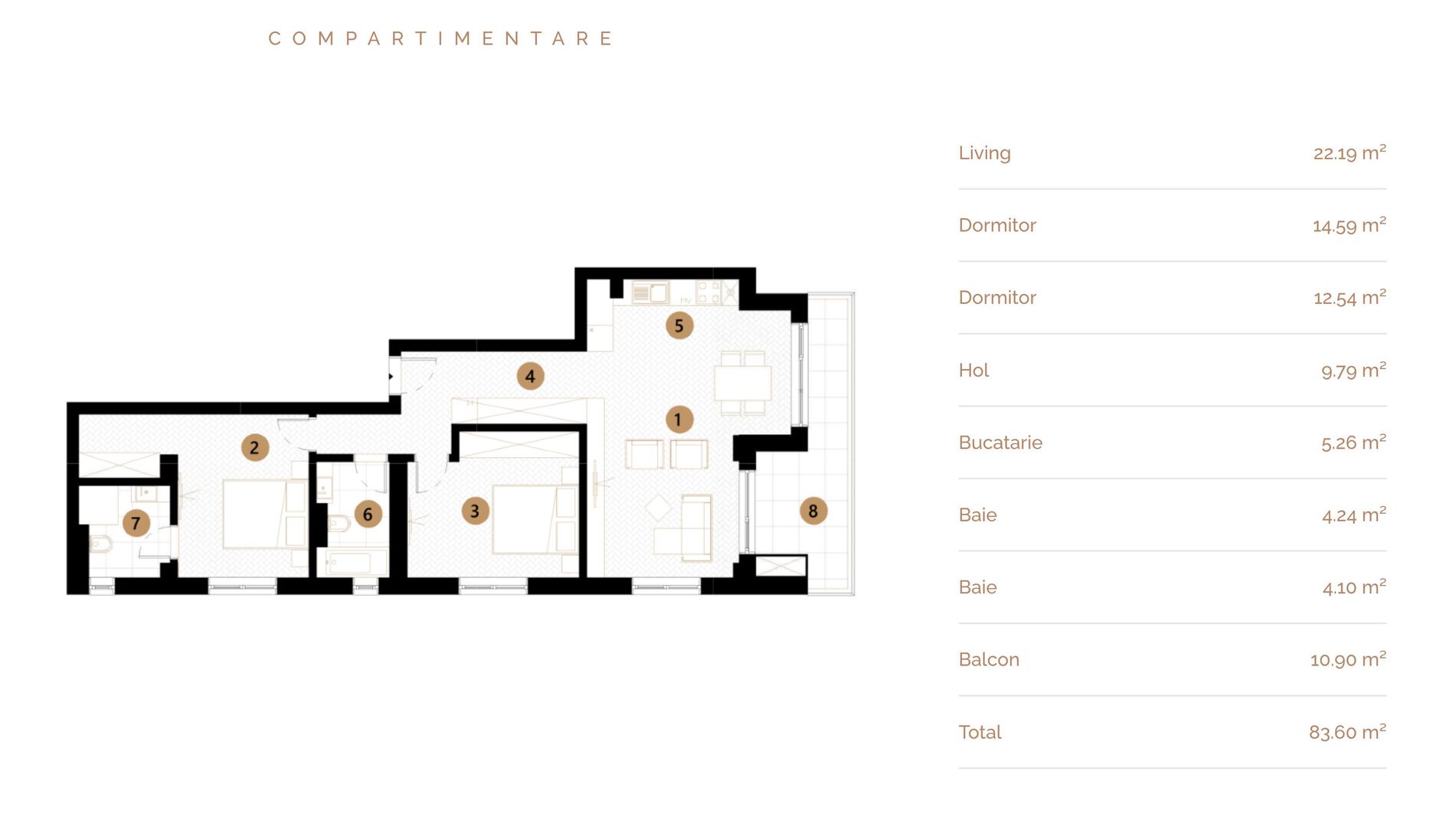 APARTAMENT 3 CAMERE PREMIUM | UNIRII | BLOC NOU - Poză 17