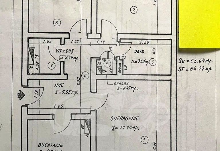Apartament 3 Camere | Parc Floreasca | Dorobanți | Radu Beller - Schiță 6
