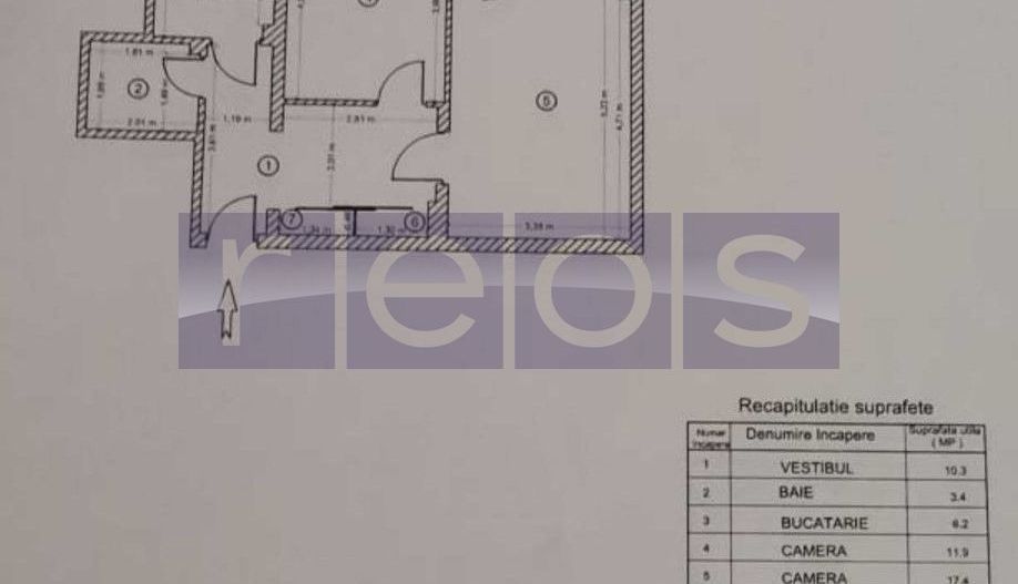 VANZARE APARTAMENT 2 CAMERE 54 MP DECOMANDAT 1 Decembrie 1918 OZANA - Poză 12
