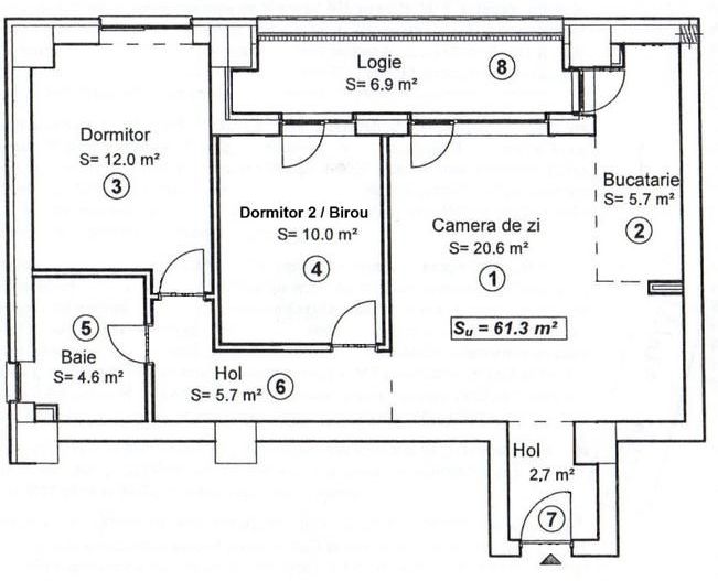 City of Mara | 3 Camere | Etaj 7 | Încălzire în pardoseală | Mobilat - Poză 6