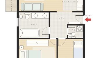 Apartament 3 camere, 2 băi, boxă și posibilitate garaj în complex privat Colina Însorită, Păcurari - Poză 2