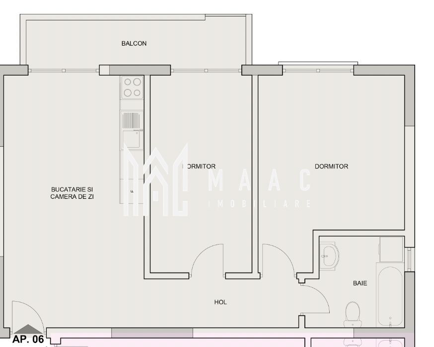 APARTAMENT 3 CAMERE | 400€/LUNĂ | RATE DEZVOLTATOR - Poză 2