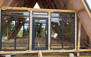 Cabana tip A frame si teren 1000 mp de vanzare / Marisel . Cluj - Poză 7