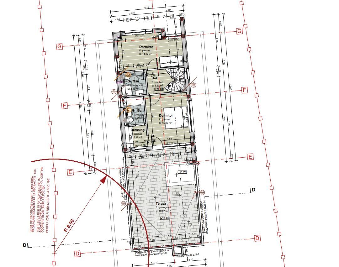 Penthouse dispus pe 2 niveluri cu terasa de 150 m2 langa Parcul Central - Poză 4