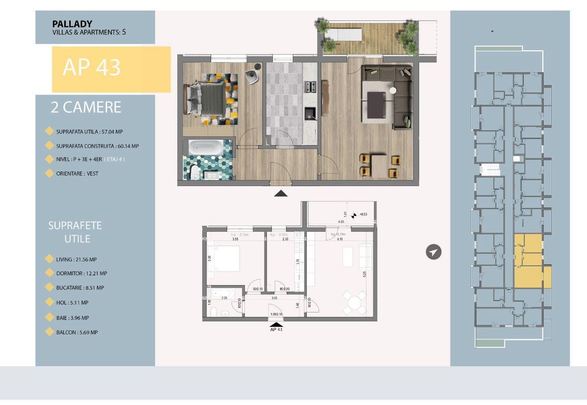 AP. 2 CAMERE SALAJAN- CENTRALA PROPRIE, BUCATARIE INCHISA, COMISION 0% - Poză 7